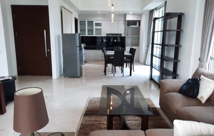 Sewa apartemen tower tiffany kemang village lt 06 3