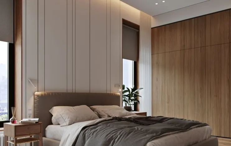Desain kamar tidur modern 1