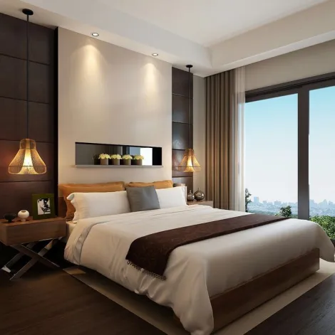 Apartemen Modern bedroom