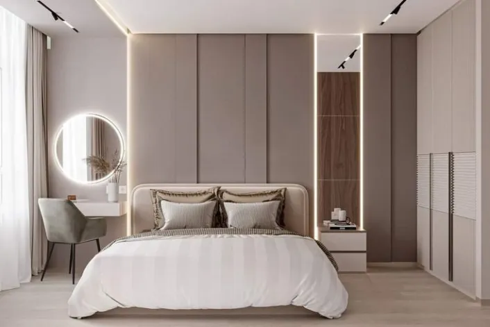 Apartemen Modern bedroom