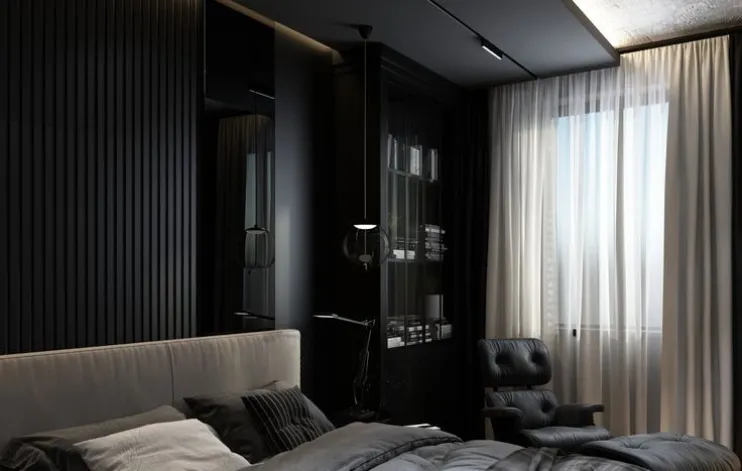 Desain kamar tidur modern 13