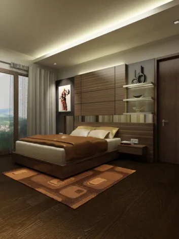 Apartemen Modern bedroom