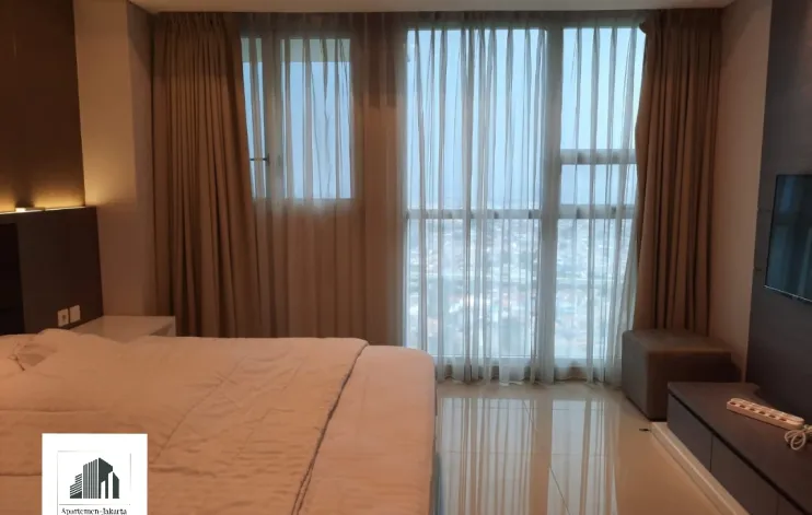 Studio Kemang Village Kamar Tidur Berpartisi 1