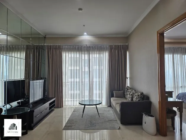 Apartemen Disewa 2 BR Private Lift Apartemen Senayan Residence 1 watermark_1723714688311
