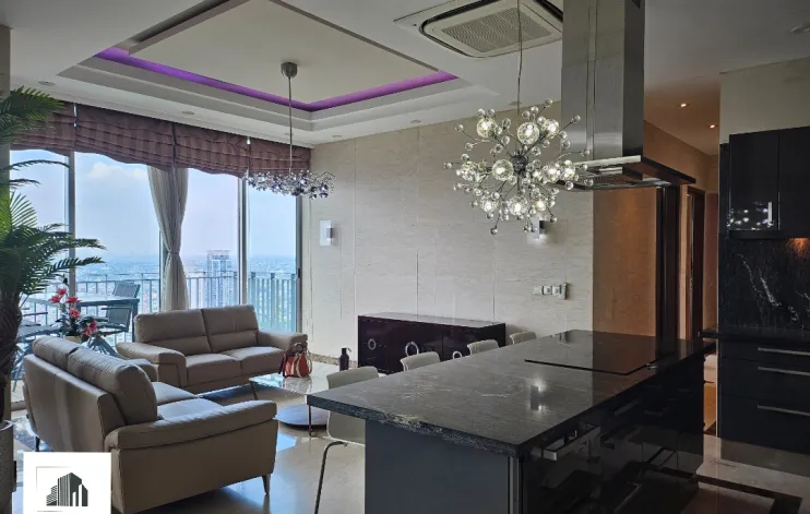 Penthouse 4 BR Modern Interior Kemang Village 1