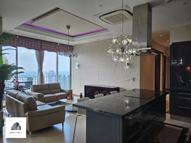 Apartemen Disewa Penthouse 4 BR Modern Interior Kemang Village 1 watermark_1736524585489