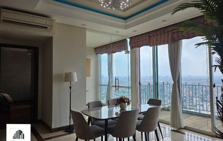 Penthouse 4 BR Modern Interior Kemang Village 8