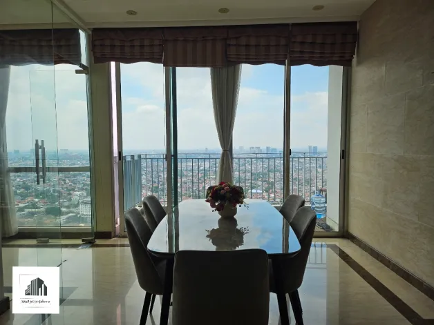 Apartemen Disewa Penthouse 4 BR Modern Interior Kemang Village 7 watermark_1736524796108