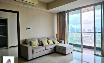 Apartemen Disewa di Jakarta selatan 2 BR Kemang Village Apartment With Amazing SCBD City View