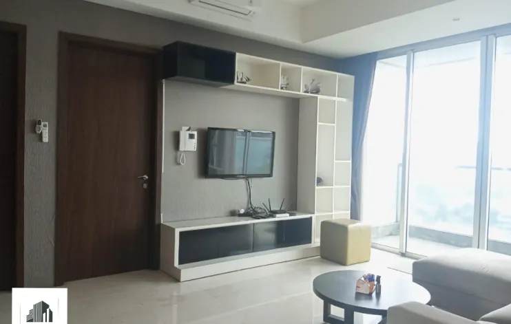 2 BR Tiffany Kemang Village Dengan Pemandangan Kota Sudirman 2