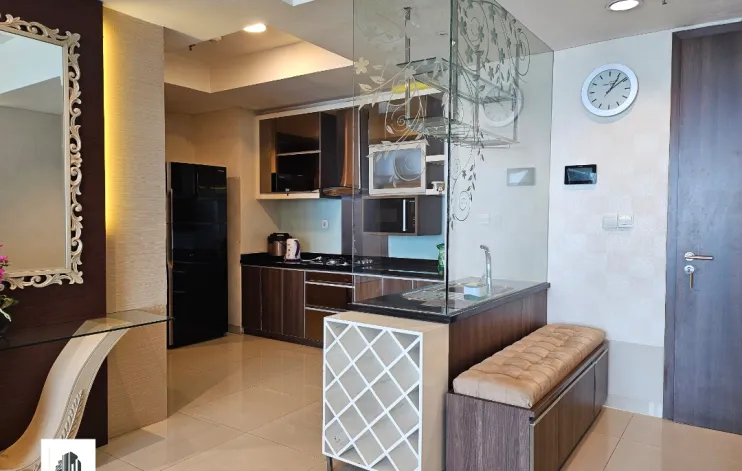 2 BR Empire Kemang Village Tipe Besar Interior Klasik Modern 6