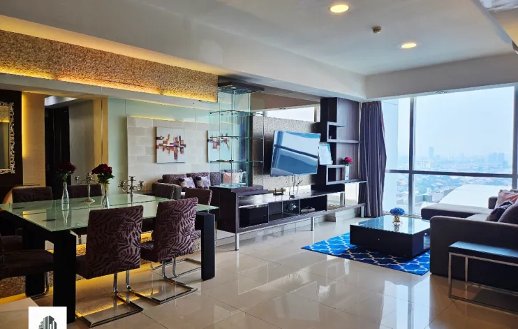 2 BR Empire Kemang Village Tipe Besar Interior Klasik Modern 7