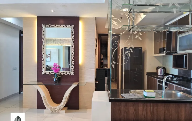 2 BR Empire Kemang Village Tipe Besar Interior Klasik Modern 16